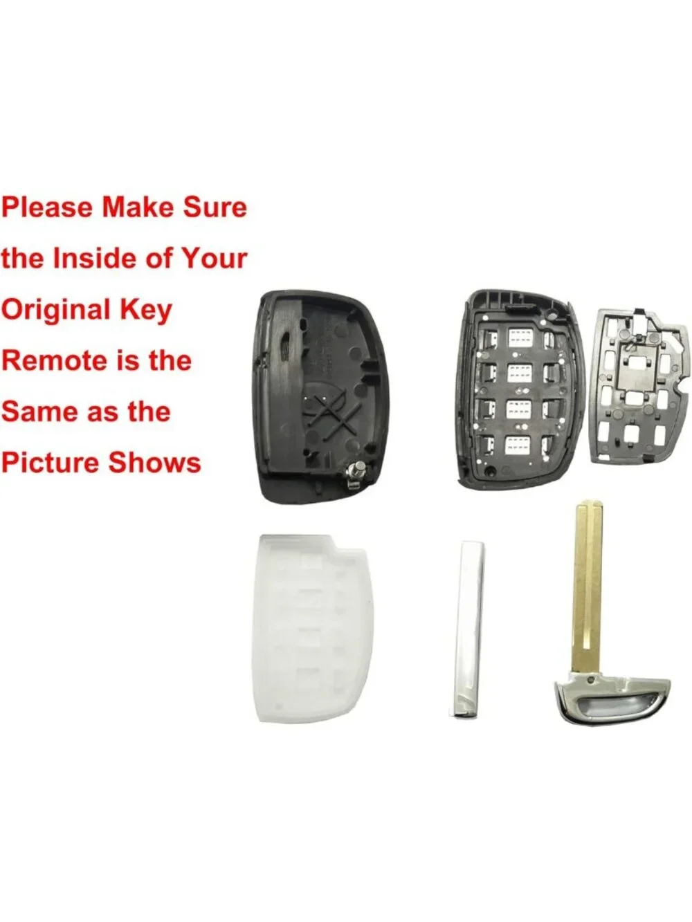 Key Fob Cover Case for Hyundai Sonata Tucson Elantra - Keyless Entry Shell